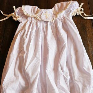 Smockingbird Dress w/ Cross